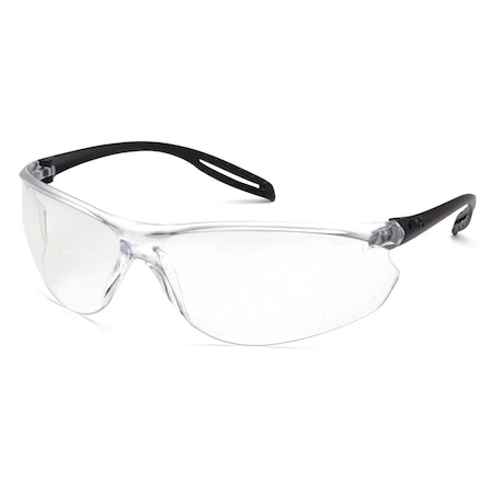 Pyramex Black Temples/ Clear H2X Anti-Fog Lens S9710ST